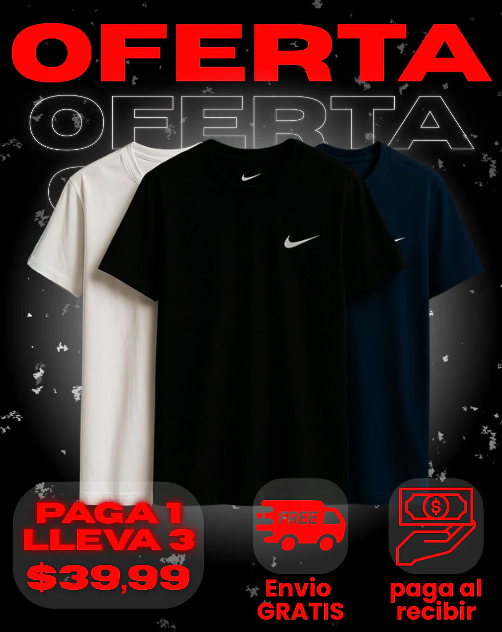 3x1 CAMISETAS NIKE DEPORTIVAS PREMIUM